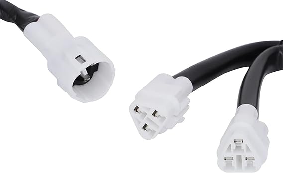 Motorcycle Power Outlet Splitter Kit For 700 Conector for USB Charger GPS Auxiliary Light Heated Grip