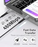 Kabel USB C do Lightning 2m zestaw 2szt,certyfikat MFi kabel do ładowania iPhone'a USB C do Lightning kabel do ładowania do iPhone'a 14/13/12/11/Pro/Pro Max/Mini/XR/XS/XS Max/X/8/7/6/6s/Plus/iPad