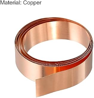 uxcell Copper Sheet Roll, Metal Foil Plate 1000mm x 15mm x 0.05mm