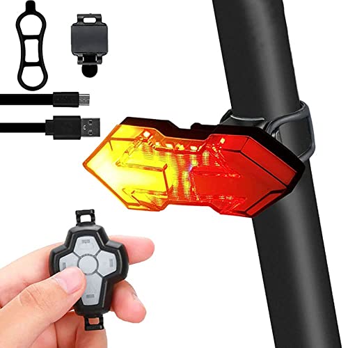 Luce Posteriore Per Bici Con Indicatori Di Direzione Telecomandati, Luce Di Stop E Frecce LED, Facile Montaggio, Batteria Al Litio Ricaricabile