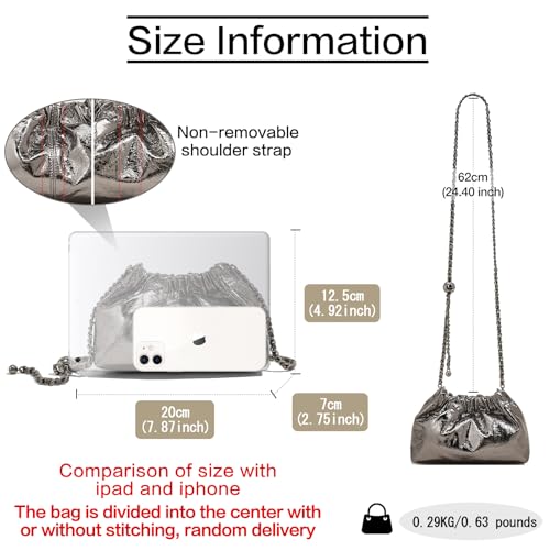 FOXLOVER Mini Size Cell Phone Crossbody Bags for Women Cowhide Leather Trendy Magnetic Closure Purses Chain Straps3