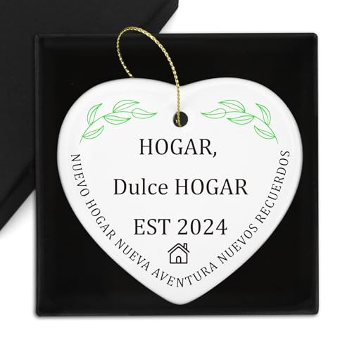 Regalo Casa Nueva Regalos Reyes para Casa Navidad Regalo Pareja Adornos Navidad De Cerámica Regalos Originales para Nueva para Amigo Colega Compañeros De Trabajo Novia Novio Decoracion Navidad