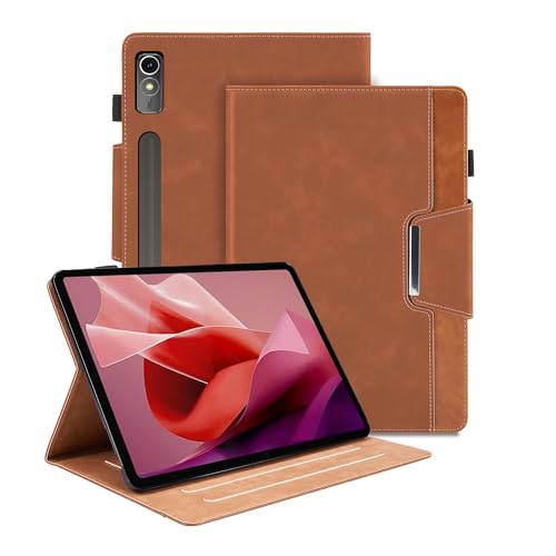 Étui pour Lenovo Tab P12 parfait en voyage avec son support et sa poche