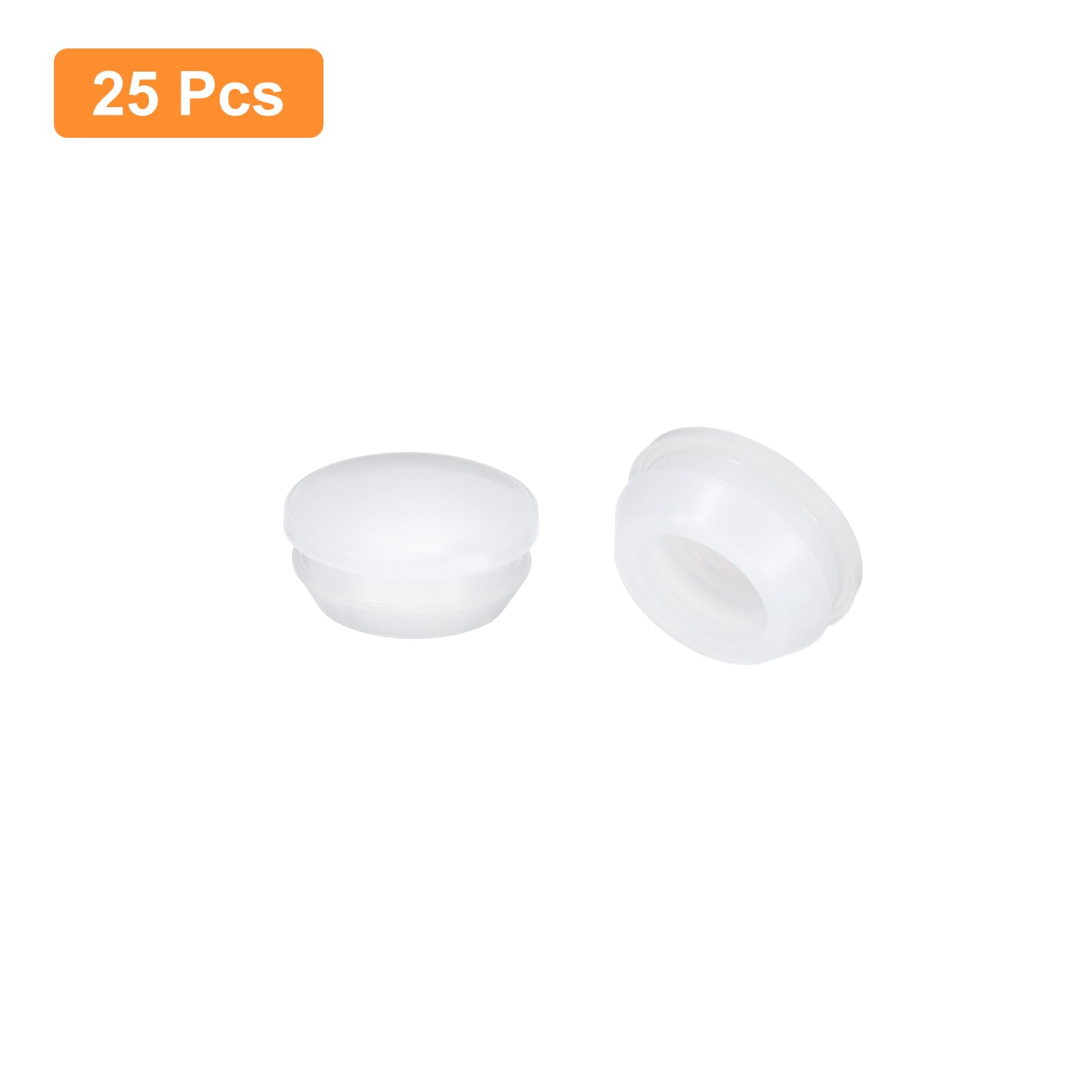 3er-Pack Silikon-Lochstopfen für 50mm Loch, rund, wasserdicht, weiß 3er-Pack Silikon-Lochstopfen für 50mm Loch, rund, wasserdicht, weiß