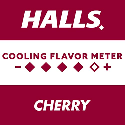 HALLS Relief Cherry Cough Drops, Economy Pack, 12 Packs of 80 Drops (960 Total Drops)