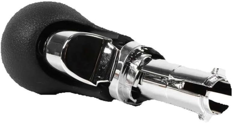 5 Speed Gear Shift Knob Boot Assembly Black PU Leather Compatible with Trax 2011 2020