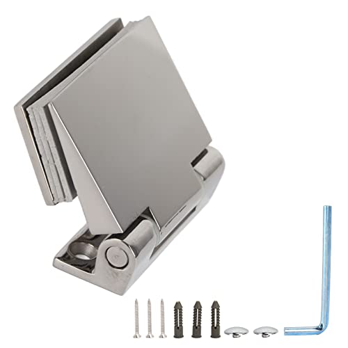 Stainless Steel Bathroom Glass Door Hinge Convenient Elegant 304 Material Toughened Glass Door