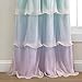 Lush Decor Rainbow Ombre Nerina Window Curtain Panel Pair, 36