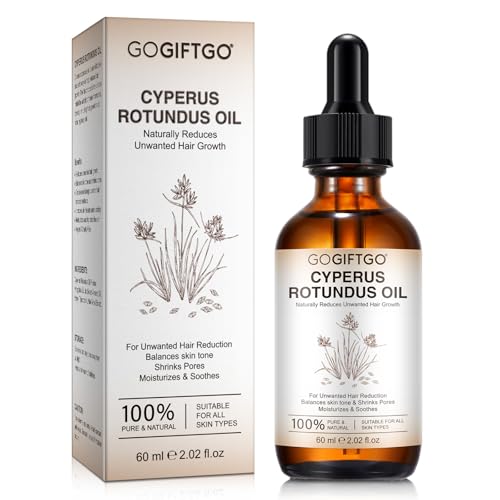 Image of GOGIFTGO Cyperus Rotundus Oil,Cyperus Oil,Cyprus Rotundus Oil for Hair Removal,Cyperus Oil Natural, Soothing and gentle,Reducing Body Hair Growth,Smooth Skin & Hair Removal,60ml