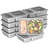 Bentgo Prep - 20-Piece 2-Compartment Reusable Meal Prep Containers with Lids, PFAS & BPA Free...
