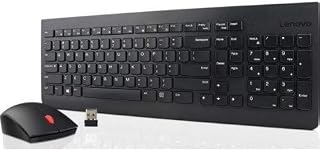 Lenovo 4X30M39471 Essential Wireless Keyboard & Mouse Combo (French Canadian Layout), Black