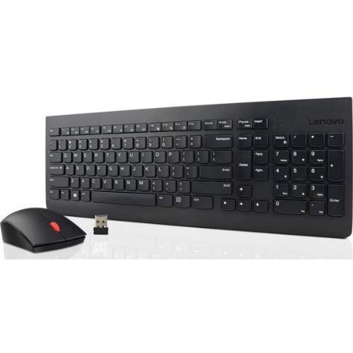 Lenovo 4X30M39471 Essential Wireless Keyboard & Mouse Combo (French Canadian Layout), Black