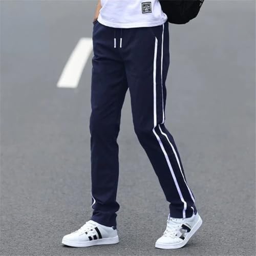 Men Long Casual Pants Slim Fit Baggy Streetwear Stylish Cotton Wide Pocket Trousers4