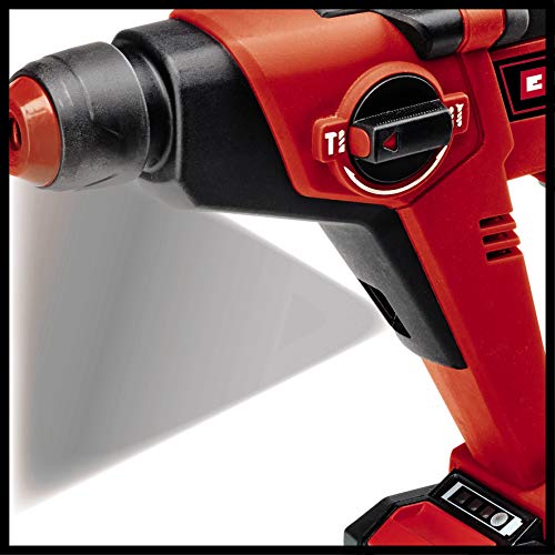 Einhell Akku-Bohrhammer TE-HD 18/12 Li-Solo Power X-Change (Lithium-Ionen, 18 V, 1,3 J, Bohrleistung in Beton 12 mm, SDS-plus-Aufnahme, LED-Licht, ohne Akku und Ladegerät) – Bild 7