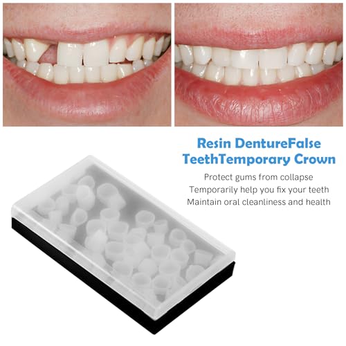 Heallily 14S4839QXBA6 Dental Temporary Crowns Teeth Kit: Posterior Teeth Dental Temporary Crown Veneers Materials For Missing Or Broken Tooth thumb #1