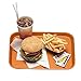 Cambro 1216FF166 Orange 12" x 16" Fast Food Tray - Dozen