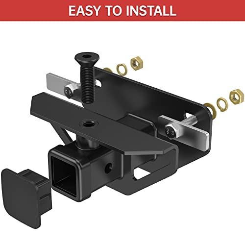 Ifoka 2 Inch Rear Trailer Hitch Receiver, Class 3 Tow Towing Hitch & Cover Kit, Compatible With 2003-2018 Dodge Ram 1500 And 2003-2013 Ram 2500 3500 And 2019-2021 Ram 1500 Classic, Tow Combo Set #TOP6