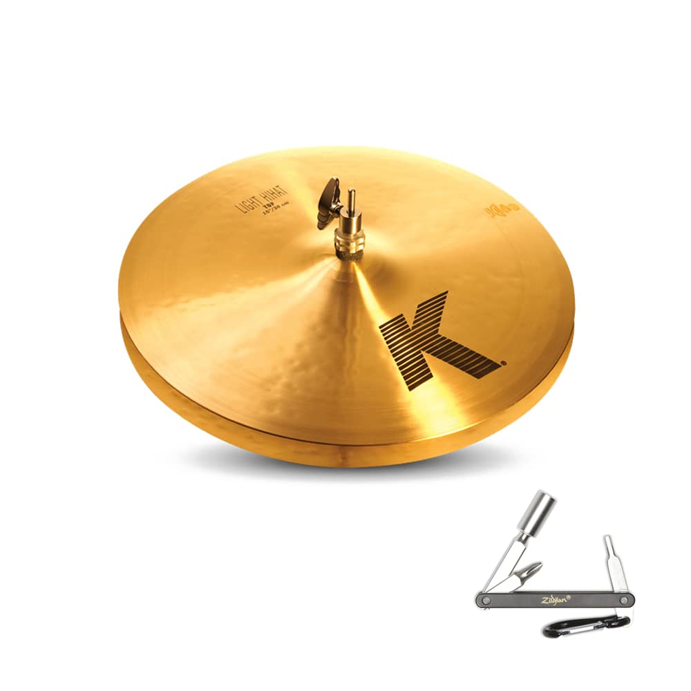 Avedis Zildjian Company K0723 15-Inch K Dark/Mid Sound Sweet HiHat Cymbal Pair - Traditional With ZKEY
