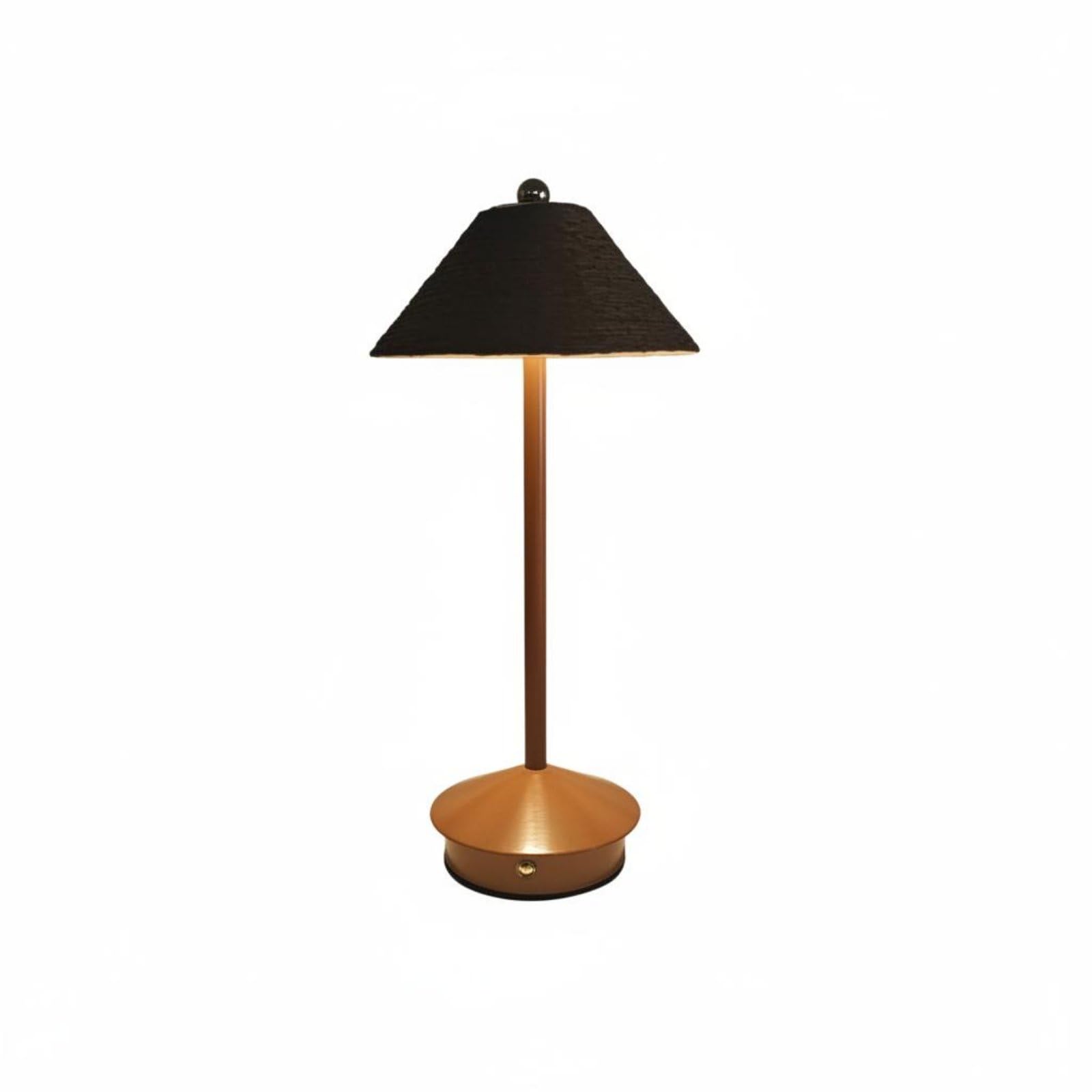 Ambient Light Rattan LED Desk Lamp Portable Rechargeable Press Table Lamp Handwoven, Spray-Painted Brown | Home & Garden | Lamps Lighting & Ceiling Fans | Lamps-image-14