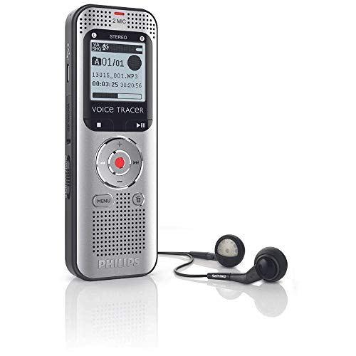 Philips DVT1400/00 4GB Digital Voice Tracer with 2 Built-in Microphones - //coolthings.us