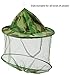 KUYYFDS Beekeeper Hat Veil Mask Anti Bee Mosquito Bug Fly Hat Face Protection Equipment with Net Mesh for Outdoor Fishing Camouflage 2PCS, Mosquito Head Net Hat