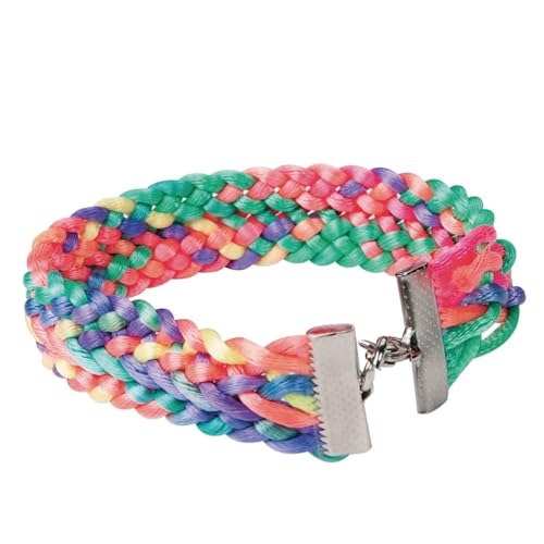 Bracelets tissés fluo de S&S Worldwide comme petits cadeaux de kermesse