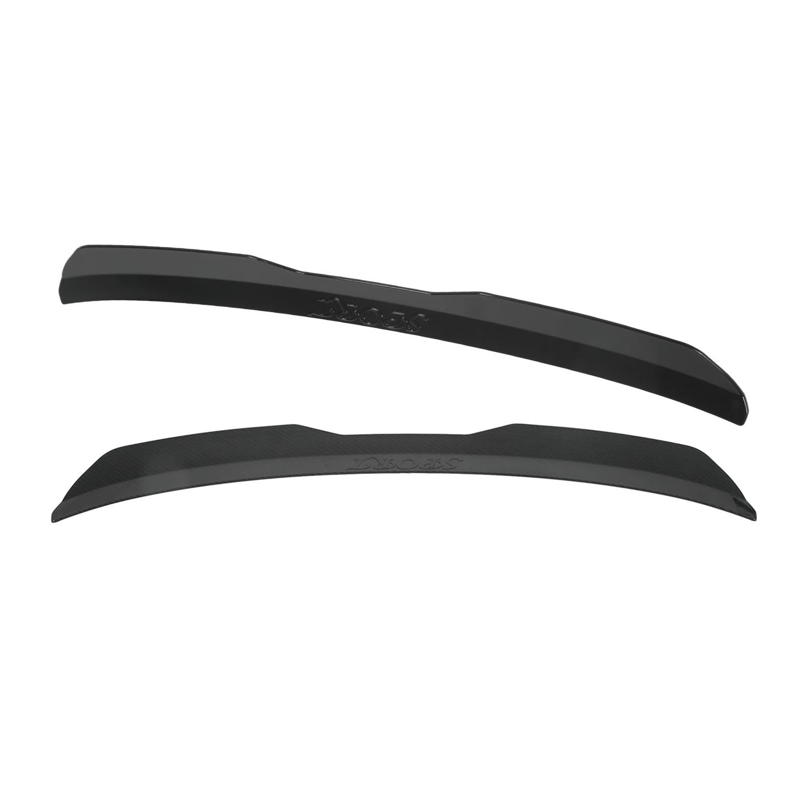 Spoiler posteriori per auto Per Bagagliaio Per Tetto Universale Per La Modifica Dell'auto Ricambio(Glossy Black)