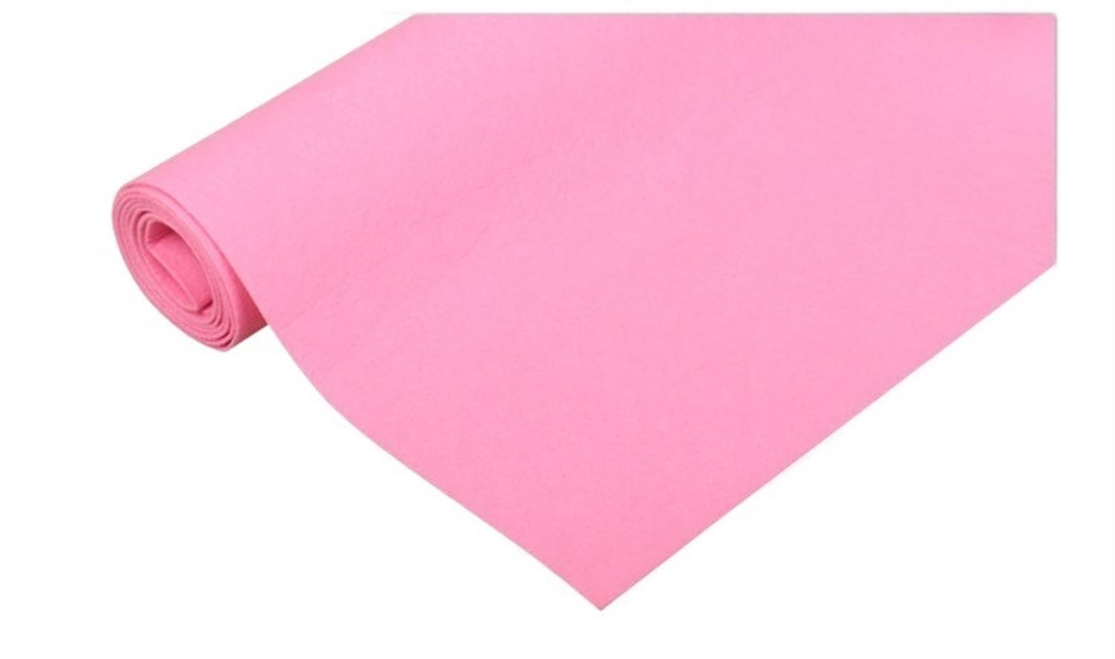 Feuille de feutrine de couleurs assorties, 3 m x 1 mm d'épaisseur, pour loisirs créatifs, couture, poupées, patchwork, rose, 1,05 m de large