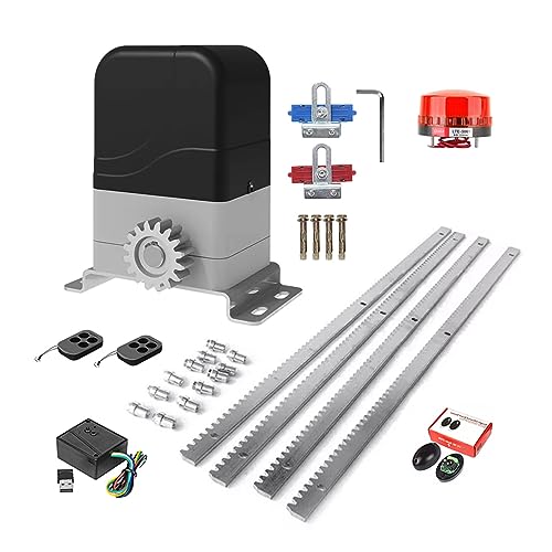 Circuit imprimé pour portail coulissant, Kit d'ouverture de porte coulissante électrique Kit d'opérateur de porte automatique à moteur à courant alternatif avec Kit de capteur infrarouge à cadre en ac