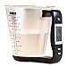 Brocca dosatrice da cucina, bilancia elettronica, bilancia digitale posteriore, termometro con display LCD, accessori da cucina