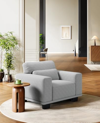Image of Amada 40 inch Oversized Accent Sofa Chair, Modern Armchair with Deep Seat, Comfy Upholstered Large Reading Chair with Removable Washable Covers for Living Room & Bedroom Office