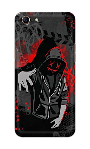 Image of Printed Hard Back Cover for Oppo A83 Back Cover (Hoodie Rapper) -190724(EA)