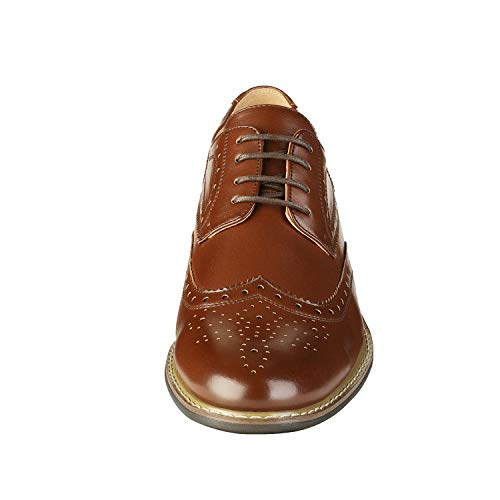 Image of Bruno Marc Moda Italy Prince Men's Classic Modern Oxford Lace Dress Shoes