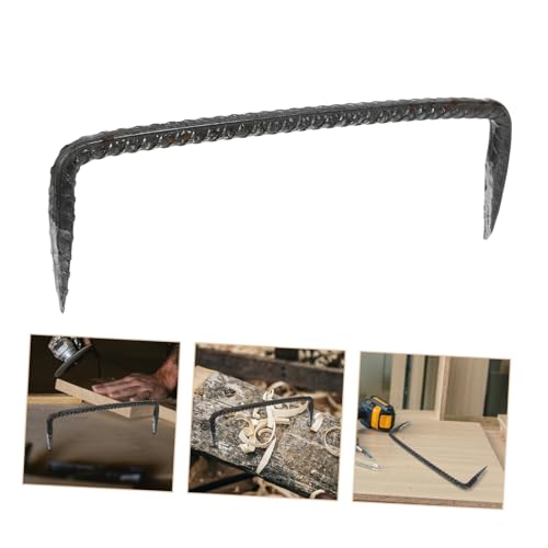 2pcs Clavos doble punta galvanizados para carpintería con puntas punzantes miniatura 6