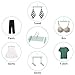 Lamitocs 10 Pack Skirt Hangers，Pants Hangers with Clips，360 ° Swivel Hooks Space Saving Hangers for Pants, Skirts, Clothes, Jeans，Light Green