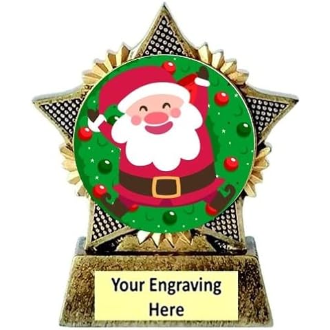 Santa Christmas Mini Star Trophy Award Cover