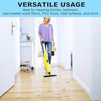 KEEPOW 2Pack Compatible with Karcher Steam Mop Pads, Replacement Steam Cleaner Pads for Karcher SC2, SC3, SC4, SC5, Reusable Cloths for Karcher Steam Cleaner Accessories