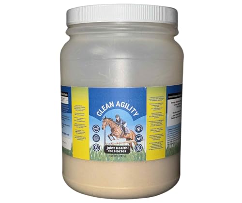 Clean Agility Joint Health Supplement for Horses – Glucosamine, Chondroitin, MSM, Turmeric, Hyaluronic Acid – Daily Joint Support for Mobility, Comfort & Flexibility – 30 Day Supply