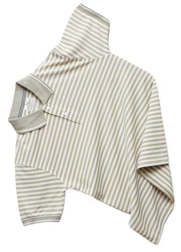 Image of Mack Jonney Men's Striped Cotton Rich Collar Neck T Shirt | Collar Tshirts | Half Sleeves | Striped-Regular Fit-MM423-nw