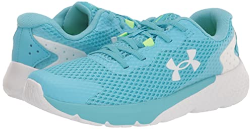 Under Armour Girls Rogue 3 Alternate Closure Running Shoe, Fresco Blue (300)/White, 3 Little Kid #TOP6