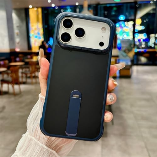 Coque de protection magnétique iPhone 13 bleu marine en alliage antichoc