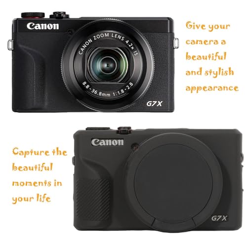 Funda de silicona para cámara Canon Powershot G7X Mark III miniatura 4