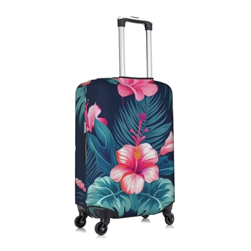 Hawaii Flower Printed Luggage Cover Elastic, Washable, Universal Fit 18-32 Inch Travel Suitcase Cover Easy To Identify3
