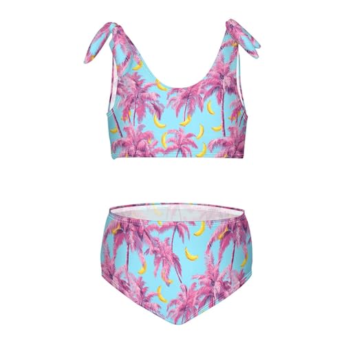 Image of Boccsty Cute Crab Red Blue Girls Swimsuits Kids Bikini Sets 2 Pcs Bathing Suit for 3T