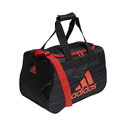 adidas Unisex Diablo Small Duffel Bag, Black Looper/Hi - Res Red/Black, ONE SIZE