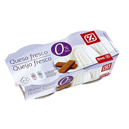 DIA LACTEA queso fresco 0 % M.G pack de 2 uds x 250 gr