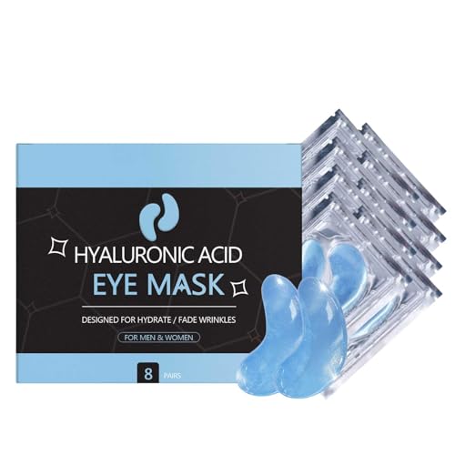 Parche Antiarrugas Hidratante Para El Contorno De Ojos,Para Ojeras E Hinchazón, Tratamiento De Bolsas De Ojos Antiarrugas,Parches Para Contorno De Ojo Acido Hialuronico,8 Pares