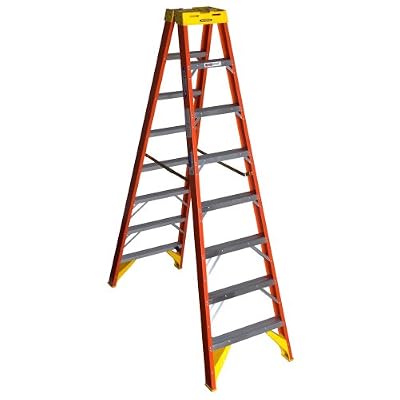 Werner (T6208) Twin Step Ladder, Fiberglass