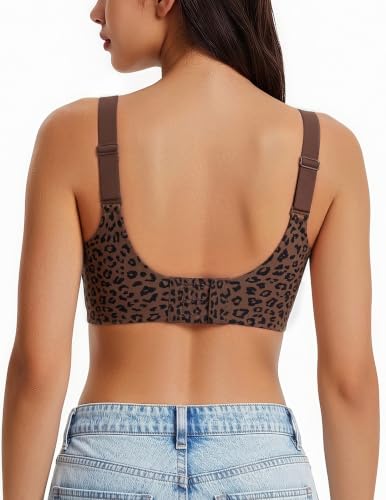 Image of Avidlove Womens Seamless Bras V Mesh Comfort Bralette Everyday T-Shirt Bra | wireless comfort with jelly lift; soft breathable; seamless back smooth; widded straps and side wings; full coverage