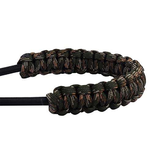 Sopoger Archery Bow Wrist Sling Adjustable Hunting Wrist Strap Braided For Compound Bow Target Shooting Accessories (Camo) #TOP7